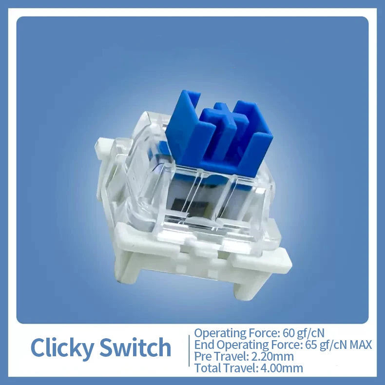Outemu Switch Dustproof Linear Tactile Clicky Silent 3Pin Switches for Keyboard RGB LED SMD Gaming Compatible With MX Switch