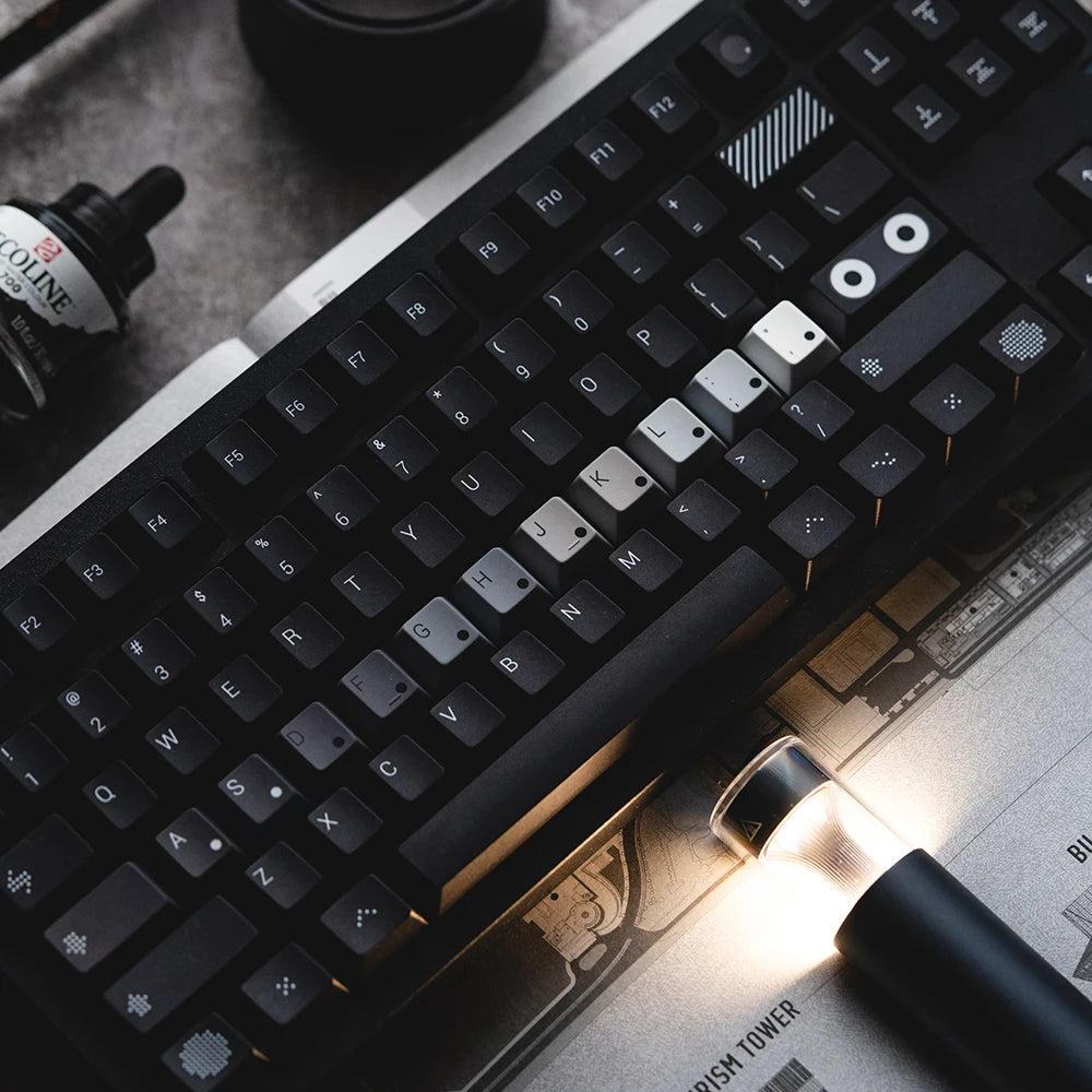 FBB Keycaps OPXY PBT Keycap Set Dye-SUB for 61/68/84/87/96/100/104/108 keys Cherry Profile Mechanical Keyboards Key Caps DIY Kit