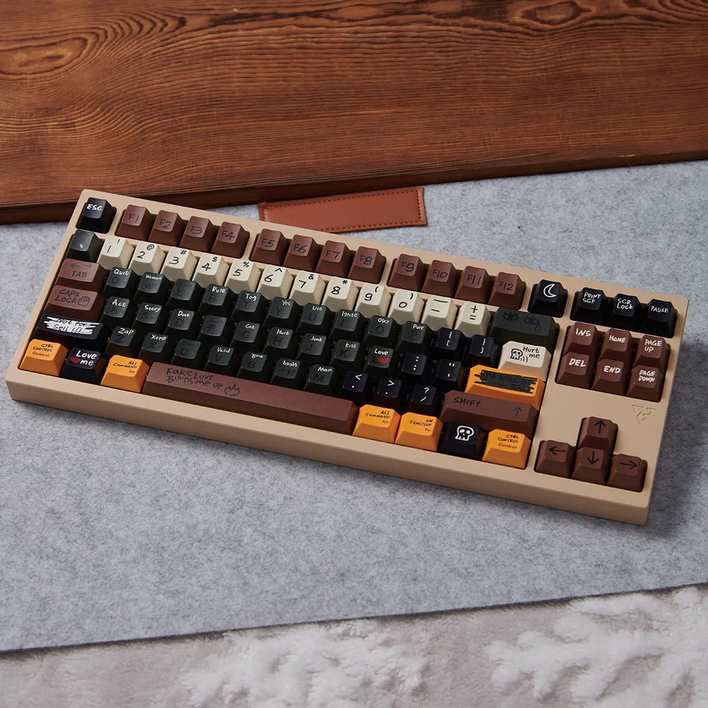 GMK Love Story PBT Keycaps DYE -Sublimation Cherry profile for MX 61 64 87 96 104 108 Mechanical Keyboard Keycap Full Set