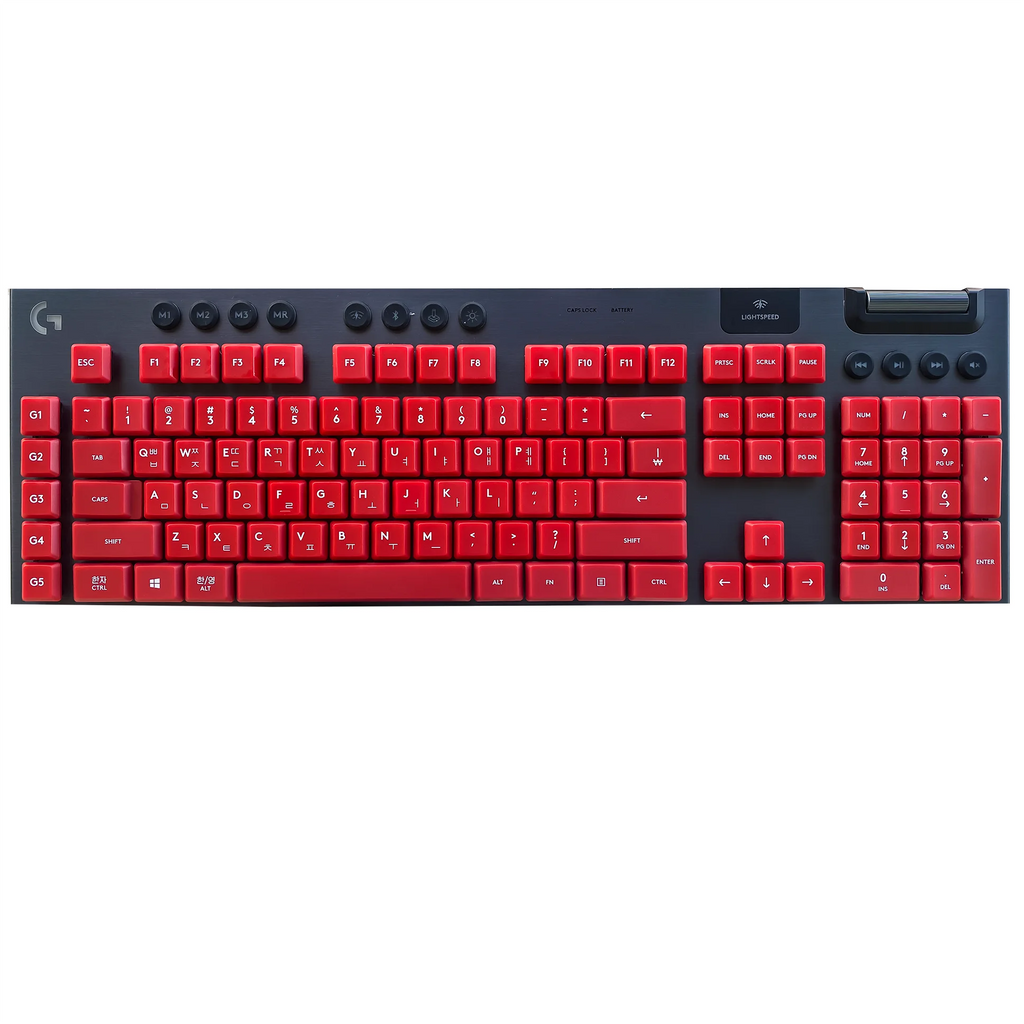 Korean Language Keycaps,PBT/PC Custom Keycap Set,Suitable for Logitech G915 G813 G815 G913 TKL RGB Mechanical Gaming Keyboard.