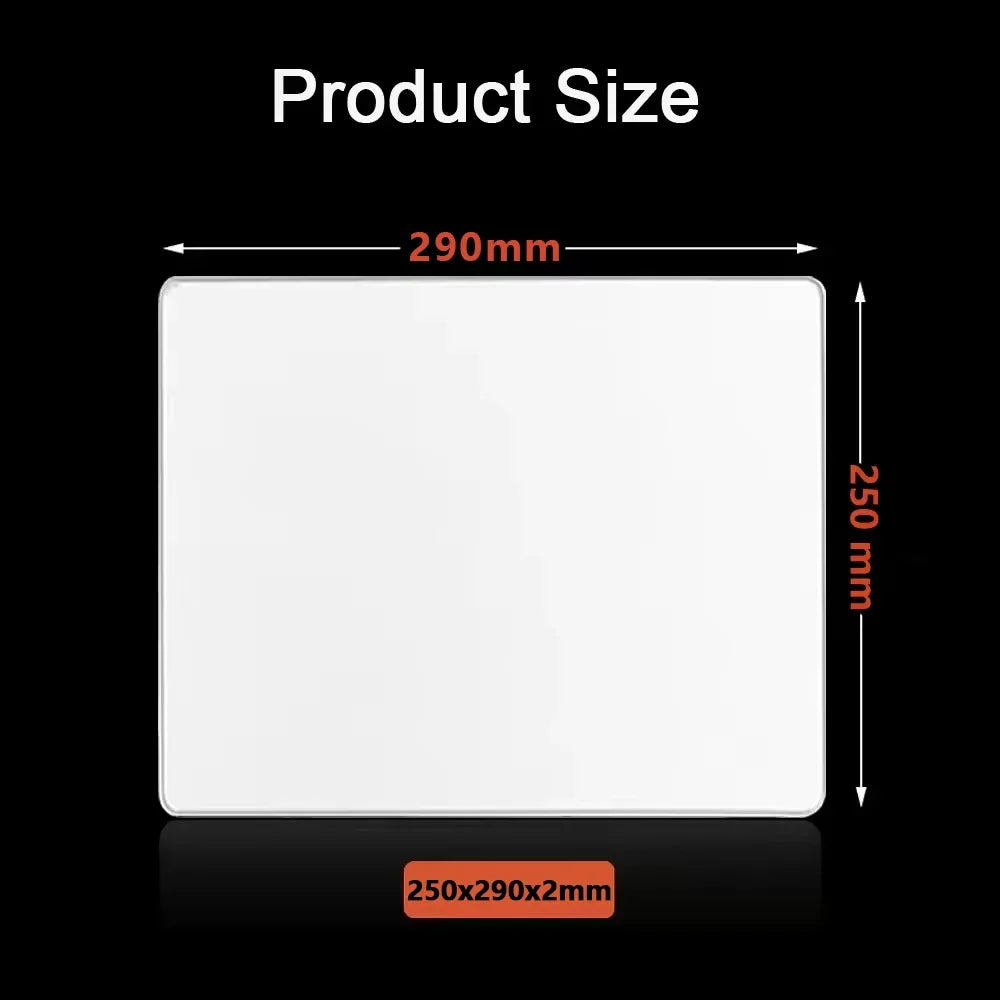 White Mouse Pad Gaming Accessory XXL Stitched Edges Long Deskmats HD Non-Slip Computer Extended Keyboard Mat for Laptop Mousepad