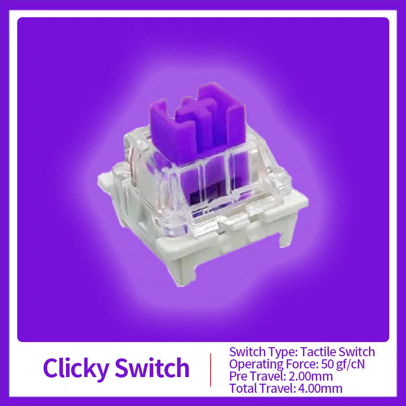 Outemu Switch Dustproof Linear Tactile Clicky Silent 3Pin Switches for Keyboard RGB LED SMD Gaming Compatible With MX Switch