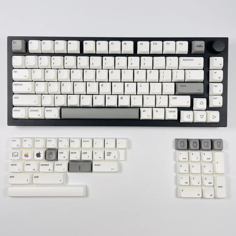 XDA PBT Keycaps English/Japanese/Russian/Korean 127 Keys/Set For Apple MAC Cherry MX Keycap For DIY Custom Mechanical Keyboard