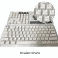 Apple MAC Keycaps XDA PBT English/Japanese/Russian/Korean 127 Keys/Set For Cherry MX Keycap For DIY Custom Mechanical Keyboard
