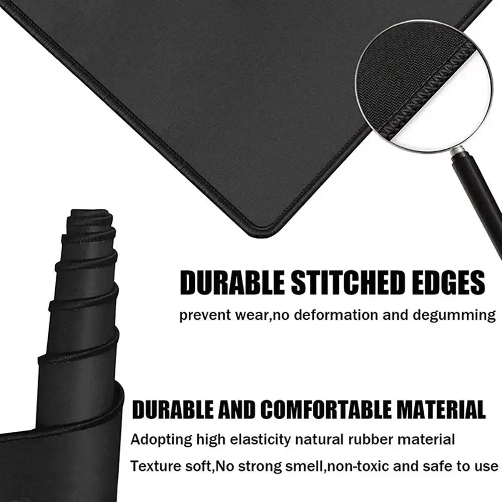 Mysterious Purple Forest large Mouse Pad Desk Mat gaming mats Non-Slip Stitched Edge pc accessories keyboard mousemat office rug