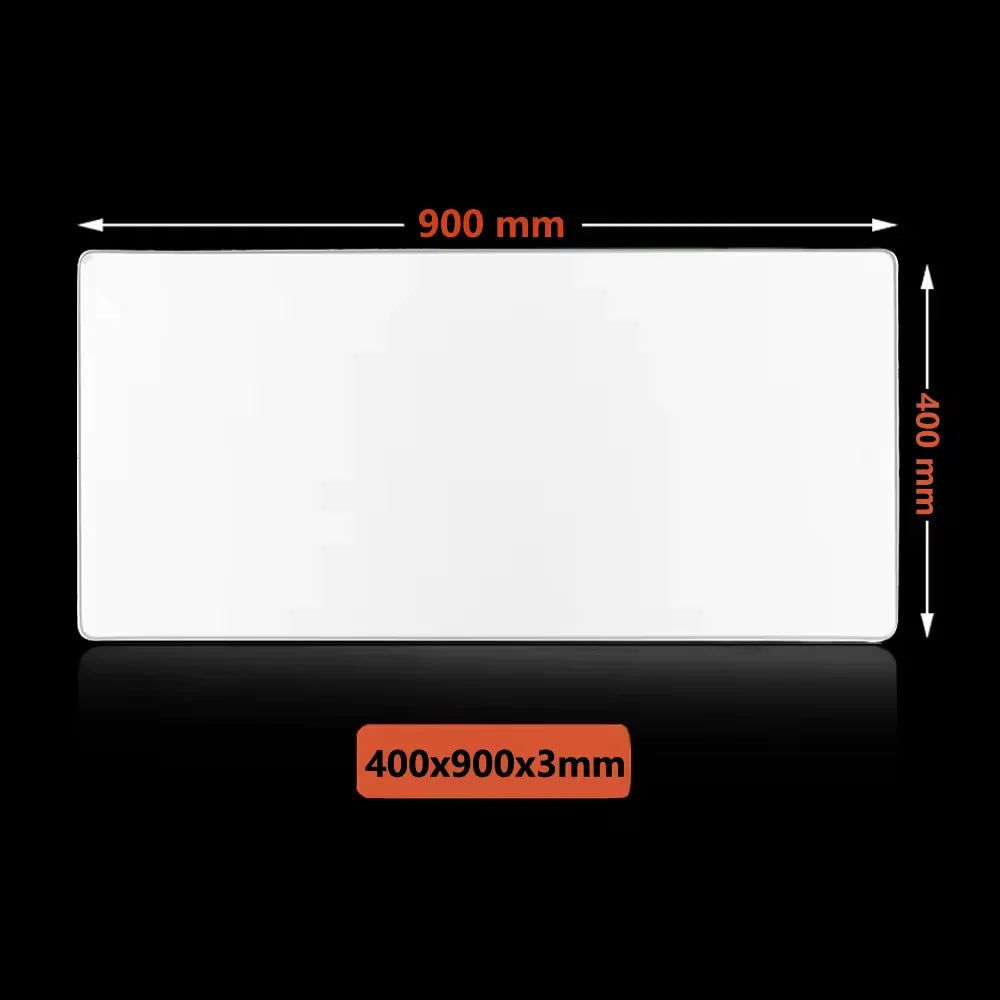 White Large Mouse Pad Gaming Accessory XXL Stitched Edges Long Deskmats Non-Slip Base Computer Extended Keyboard Laptop Mousepad