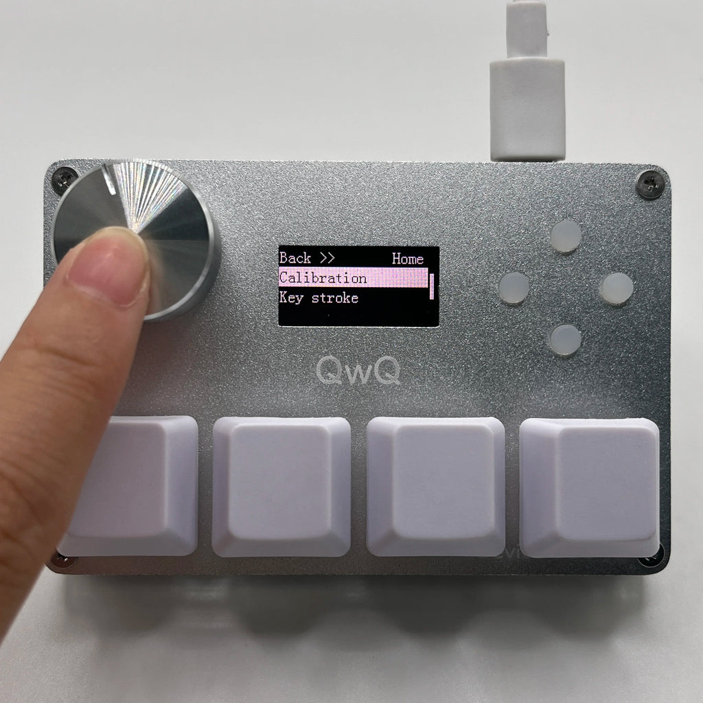4+4 keys SayoDevice O3C++ OSU Rapid Trigger Magnetic Linear OUTEMU Magnetic Pink Switches Keyboard Knob Screen Copy Shotcut