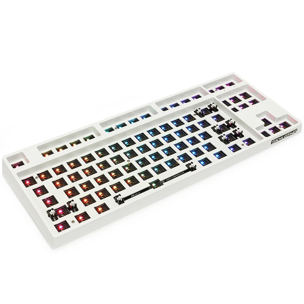 GK87 GK87S TKL RGB Hot Swap Programmable Wired Bluetooth MX Mechanical keyboard DIY kit