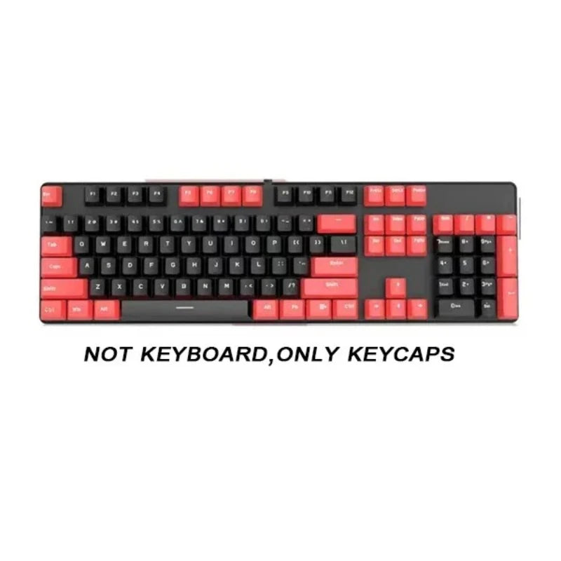 104 Key OEM Backlit Keycaps Set PBT Keycaps Double Shot Cyan White Key Caps for Mx Cherry Gateron Switch Mechanical Keyboard Kit