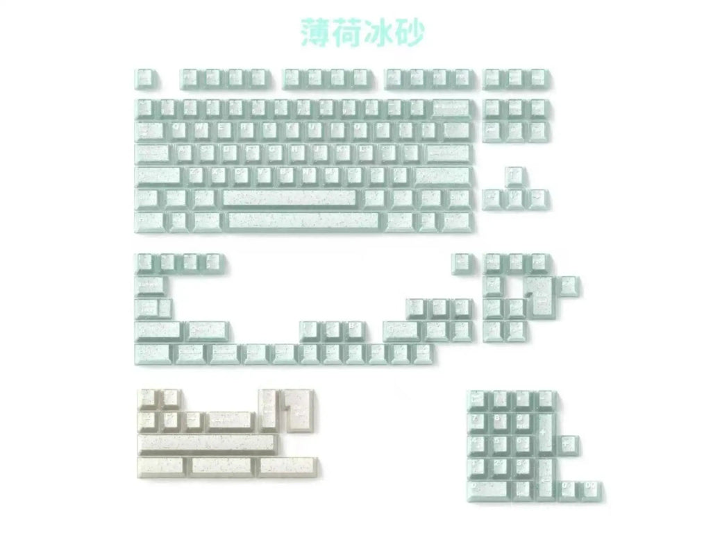 172 Keys/Set Double Shot Keycaps ABS GMK Classic Retro Clone 7u Space Keycap for MX Switches ISO ANSI Layout Mechanical Keyboard