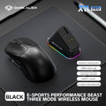 DARK ALIEN X11 Pro Wireless Mouse,Bluetooth/2.4G/wired Tri-Mode Mouse ,PAW3311 RGB Magnetic charging dock Gaming Mouse