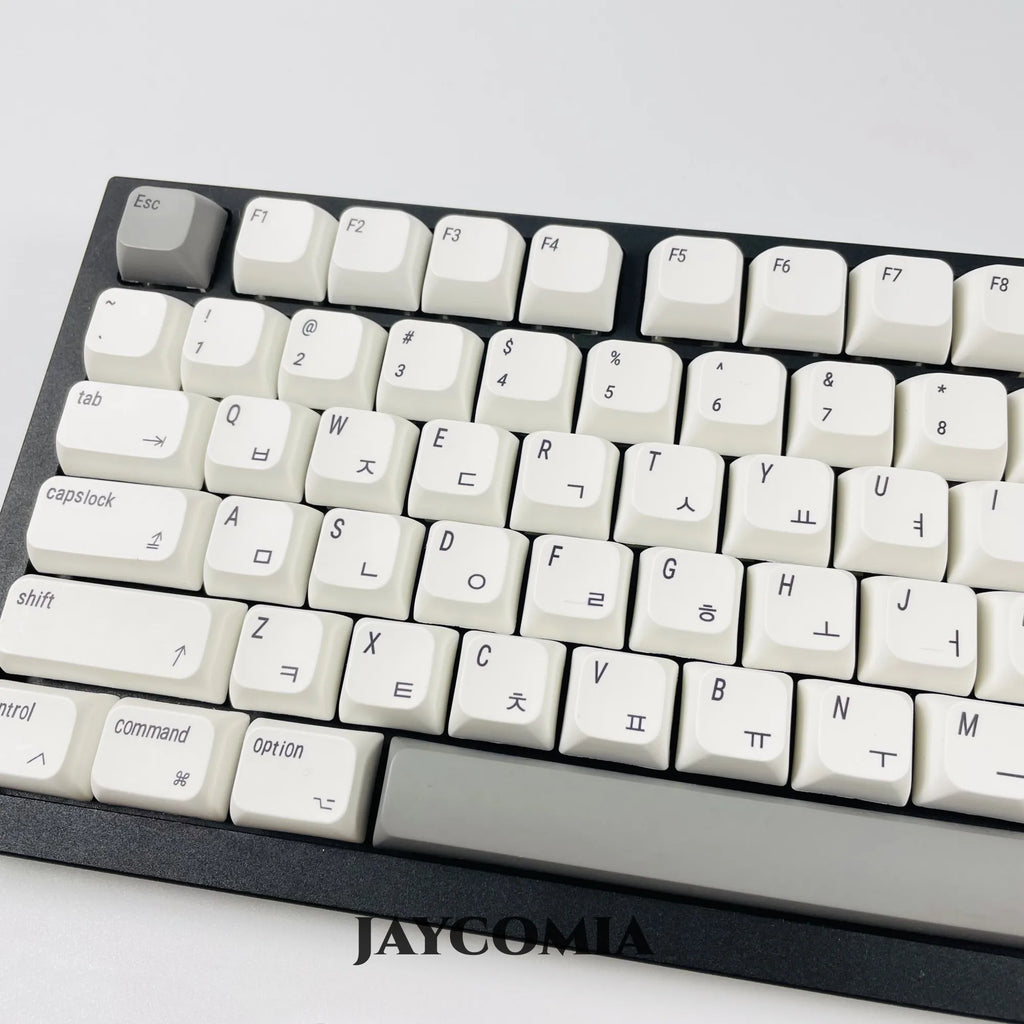 Apple MAC Keycaps XDA PBT English/Japanese/Russian/Korean 127 Keys/Set For Cherry MX Keycap For DIY Custom Mechanical Keyboard