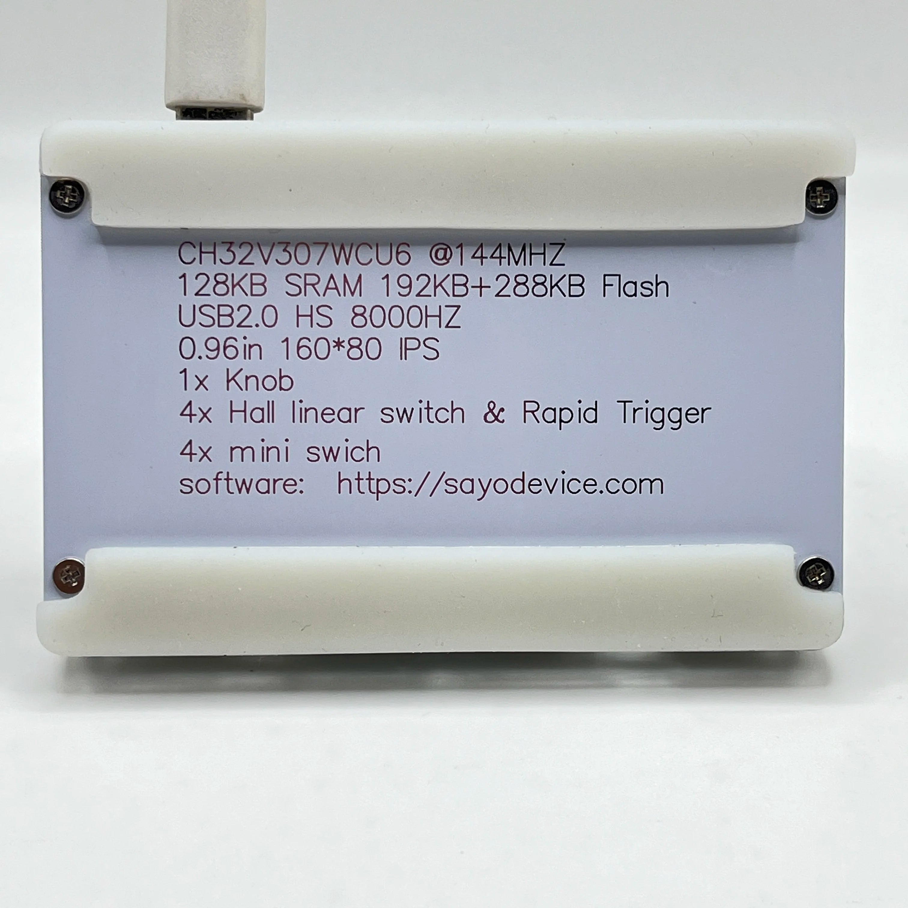 4+4 keys SayoDevice O3C++ OSU Rapid Trigger Magnetic Linear OUTEMU Magnetic Pink Switches Keyboard Knob Screen Copy Shotcut