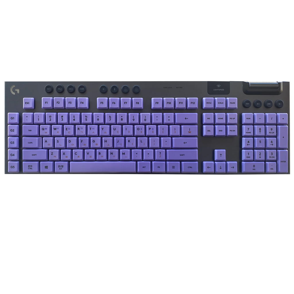 Korean Language Keycaps,PBT/PC Custom Keycap Set,Suitable for Logitech G915 G813 G815 G913 TKL RGB Mechanical Gaming Keyboard.