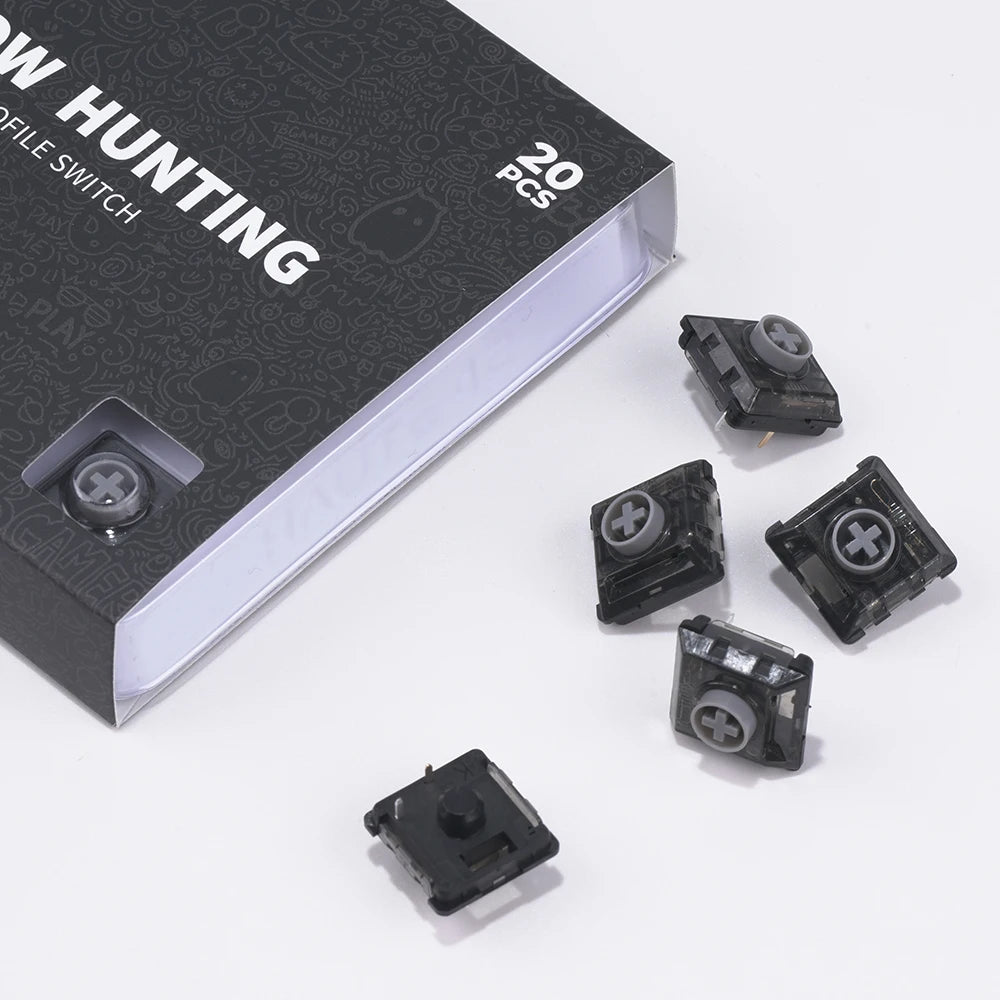 Haute42 Kailh Low Profile Shadow Hunting Switch For Hitbox Controller Mechanical Keyboard 2.0mm Linear Silent Switch For Hitbox