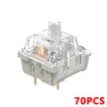 KBDiy Kang White V3 Switches for DIY Aula F87 Mechanical Keyboard Linear Switch 5-Pin Custom Cherry Gaming Accessories MX Switch