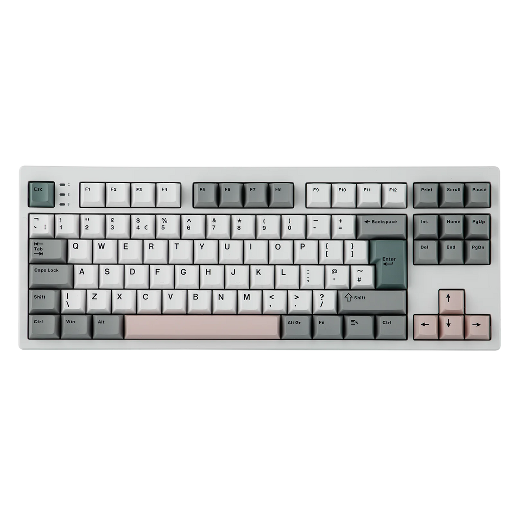 ISO-UK Layout EPOMAKER TH87 Tenkeyless TKL Layout Hot-Swap Gasket Wired/Bluetooth/2.4Ghz Wireless Mechanical Keyboard 10000mAh B