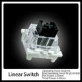 Outemu Switch Dustproof Linear Tactile Clicky Silent 3Pin Switches for Keyboard RGB LED SMD Gaming Compatible With MX Switch