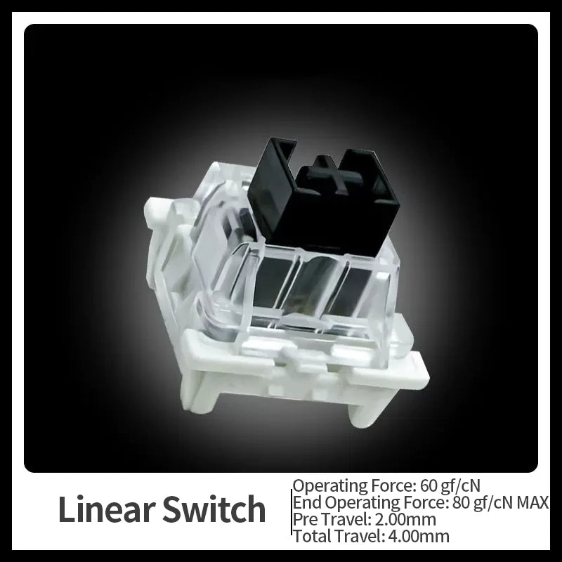 Outemu Switch Dustproof Linear Tactile Clicky Silent 3Pin Switches for Keyboard RGB LED SMD Gaming Compatible With MX Switch