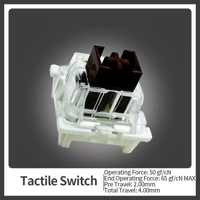 Outemu Switch Dustproof Linear Tactile Clicky Silent 3Pin Switches for Keyboard RGB LED SMD Gaming Compatible With MX Switch