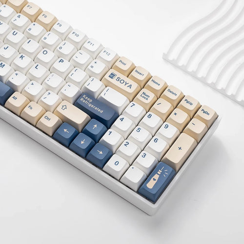 1 Set XDA GMK Soy Milk Keycaps 144 Keys PBT Keycap Dye Sublimation For Cherry Gatrron MX Switches Mechanical Keyboard XDA keycap