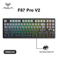 Aula F87 PRO V2 Wireless Gaming Keyboard 10000mAh, 8K Polling SOCD/MT/TGL Tri-Mode, Hot-Swap TKL Creamy Gasket RGB Backlit