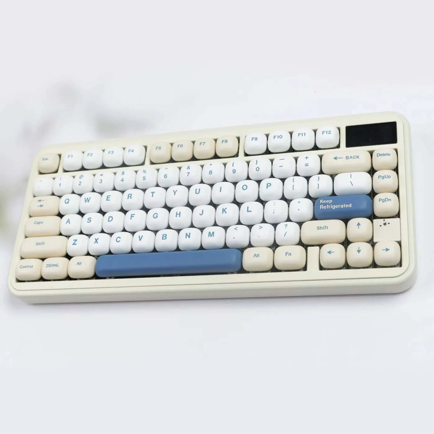 138-Key PBT Dye-Sublimated Keycap Set, MOG Profile, Soy Milk Theme, Compatible with MX Switches for 61/64/68/87/96/104/108