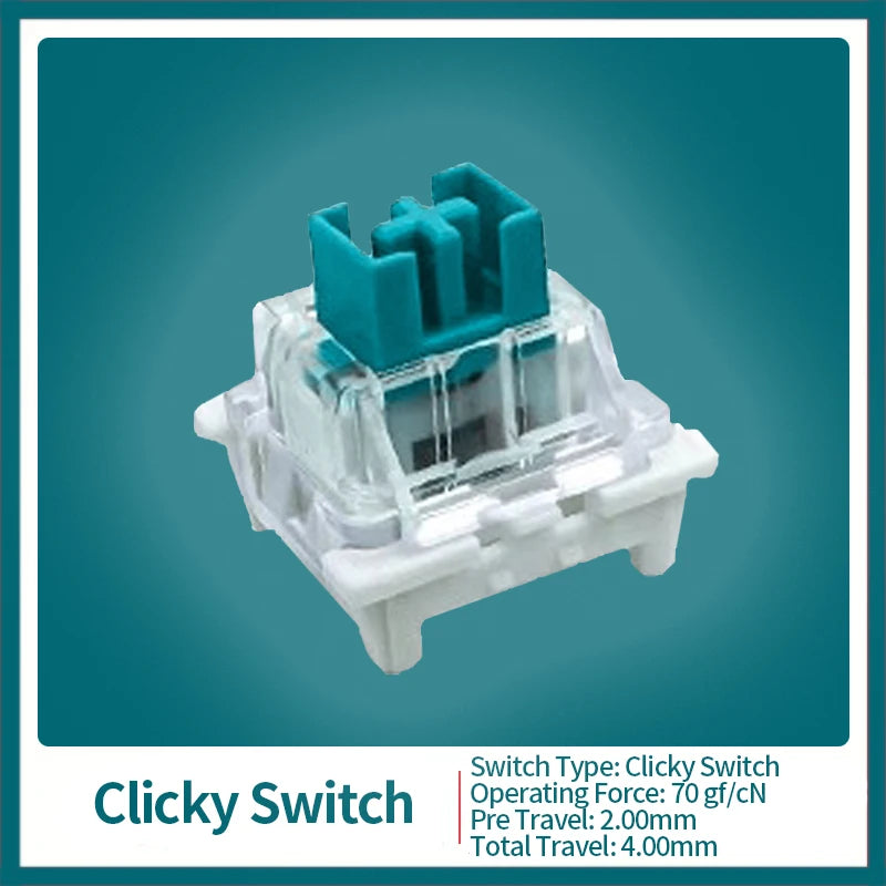 Outemu Switch Dustproof Linear Tactile Clicky Silent 3Pin Switches for Keyboard RGB LED SMD Gaming Compatible With MX Switch