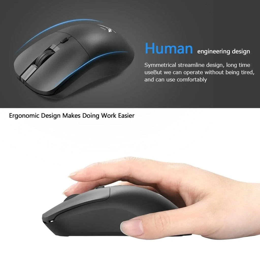 Wireless 2.4G Mouse Light Weight Design 1600 DPI Adjustable Plug And Play Low Noise Button Simple Style Mouse for Office Gaming