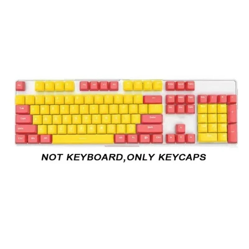 104 Key OEM Backlit Keycaps Set PBT Keycaps Double Shot Cyan White Key Caps for Mx Cherry Gateron Switch Mechanical Keyboard Kit