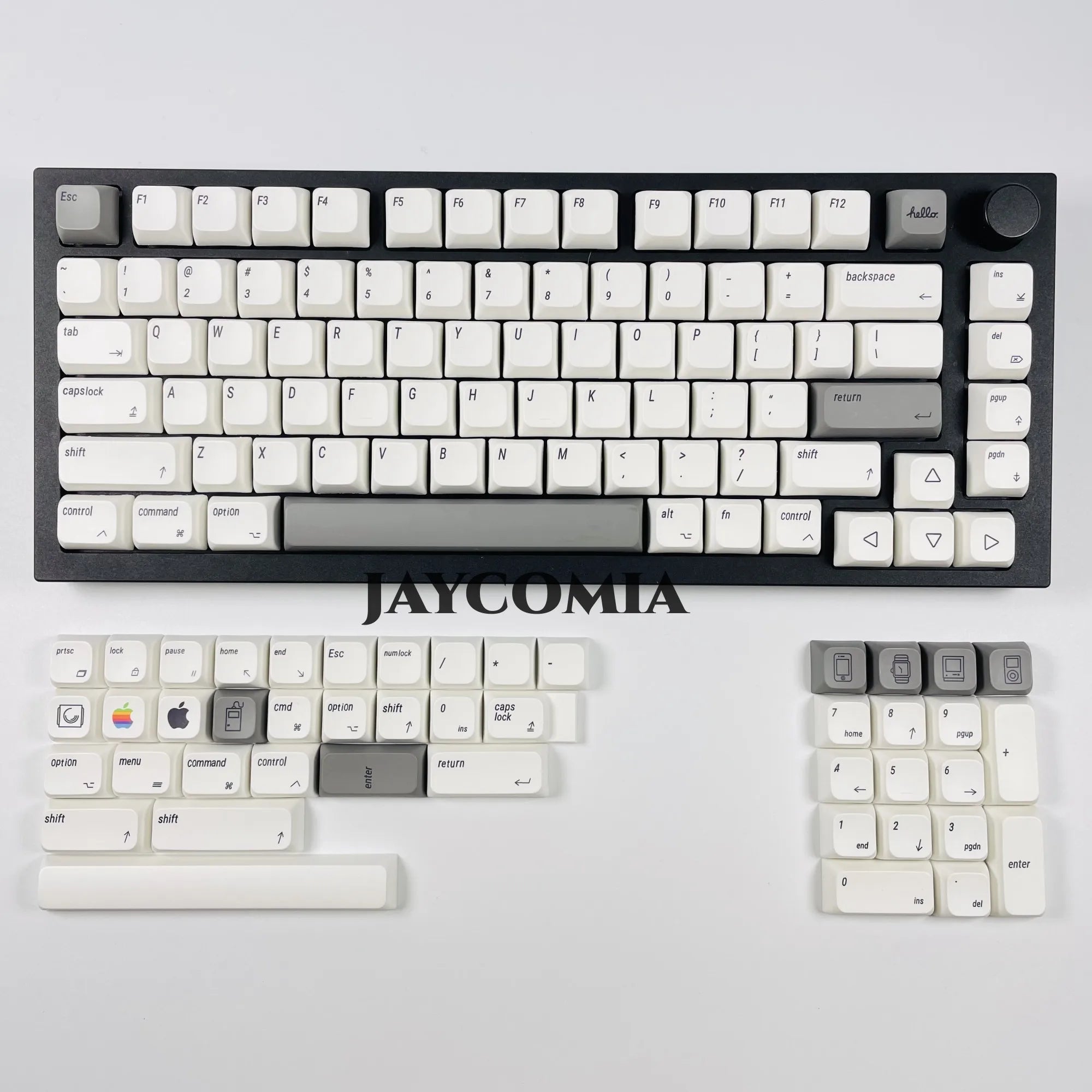 Apple MAC Keycaps XDA PBT English/Japanese/Russian/Korean 127 Keys/Set For Cherry MX Keycap For DIY Custom Mechanical Keyboard