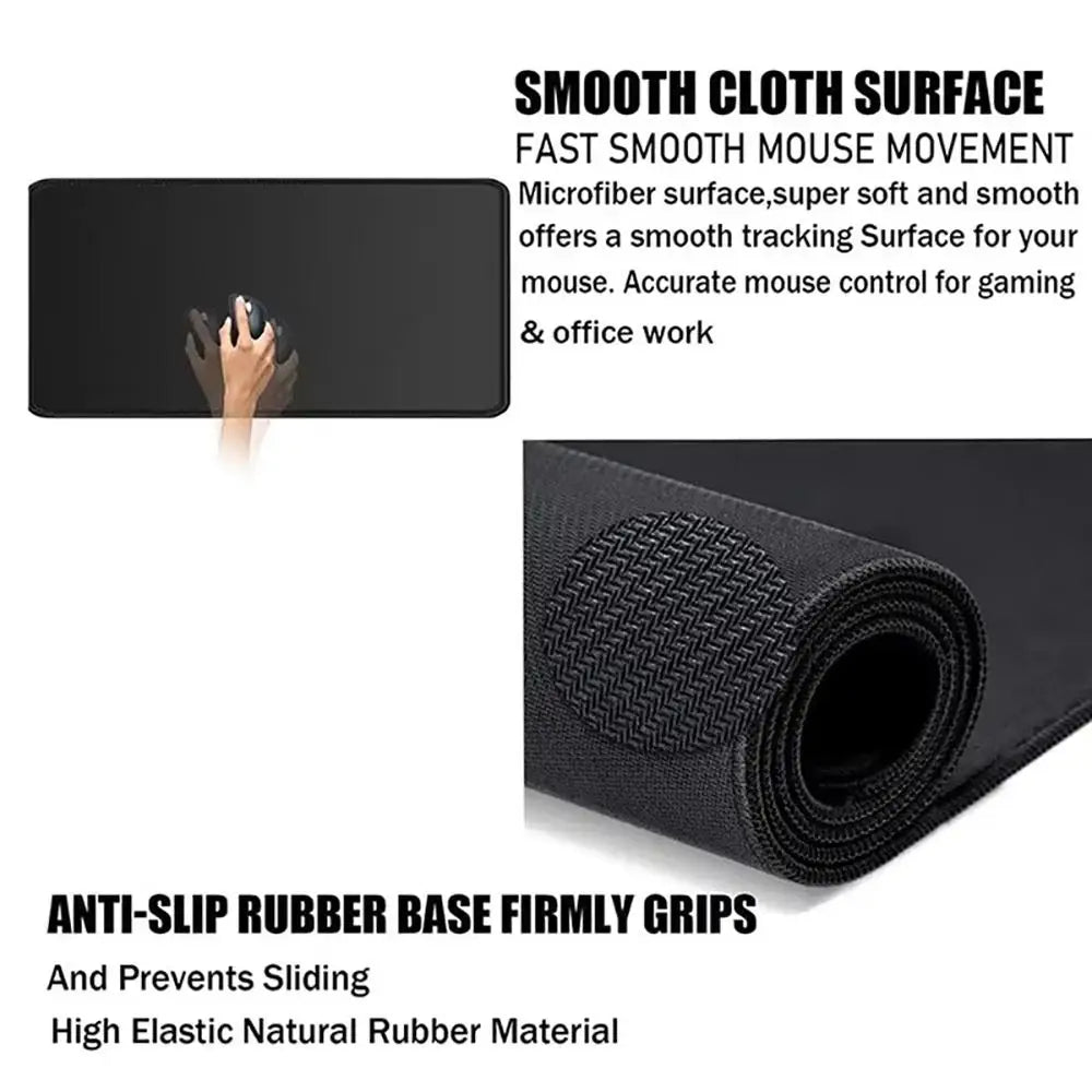 Mysterious Purple Forest large Mouse Pad Desk Mat gaming mats Non-Slip Stitched Edge pc accessories keyboard mousemat office rug