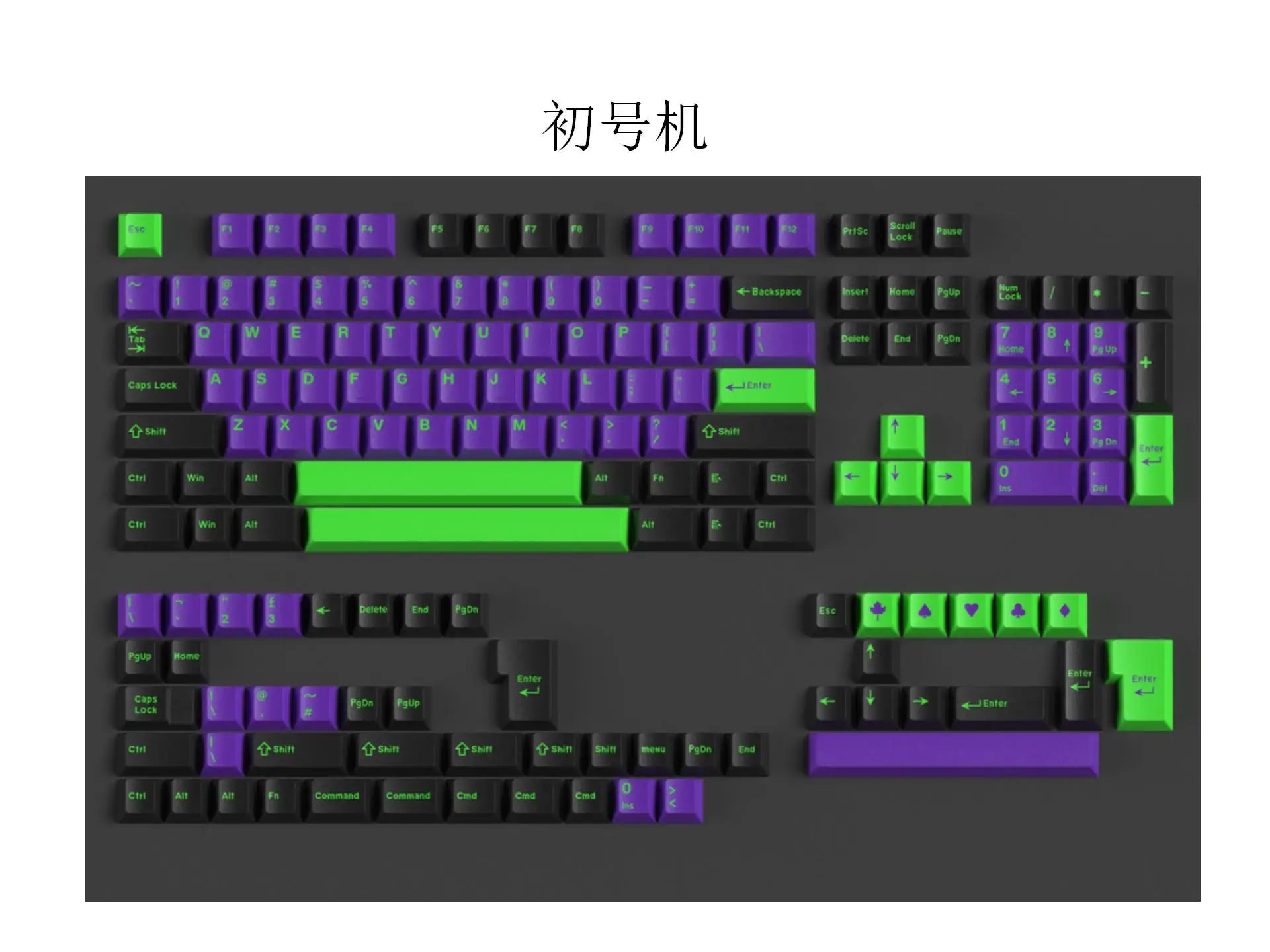 172 Keys/Set Double Shot Keycaps ABS GMK Classic Retro Clone 7u Space Keycap for MX Switches ISO ANSI Layout Mechanical Keyboard