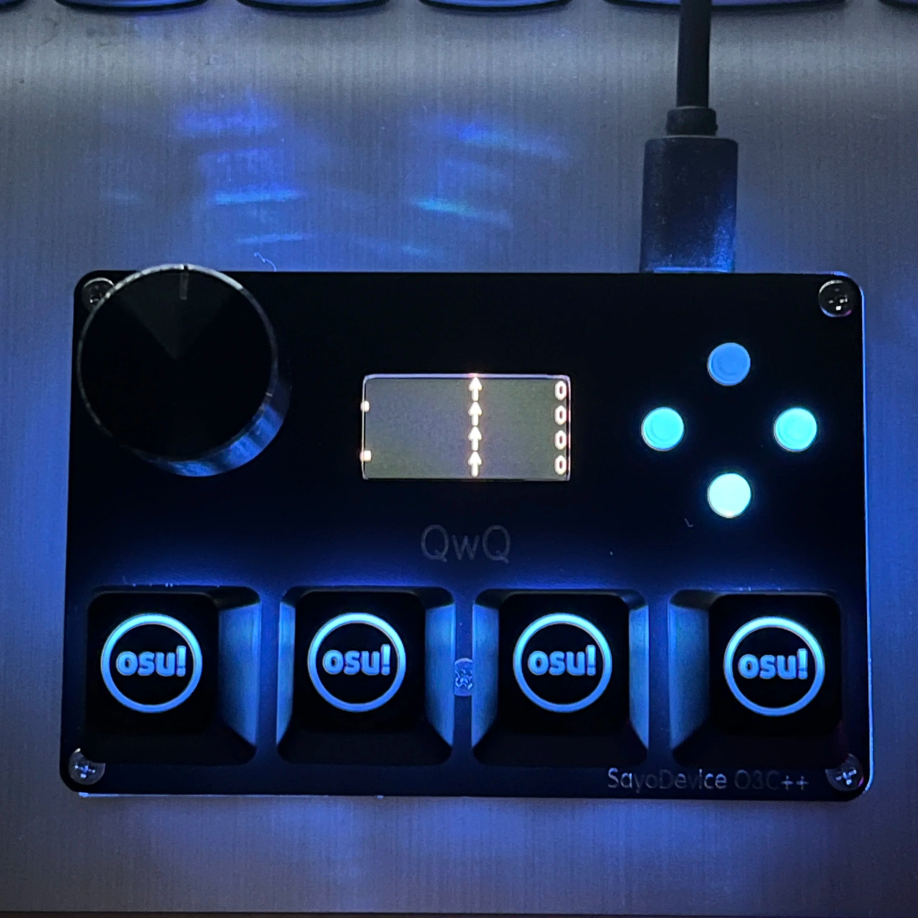 4+4 keys SayoDevice O3C++ OSU Rapid Trigger Magnetic Linear OUTEMU Magnetic Pink Switches Keyboard Knob Screen Copy Shotcut