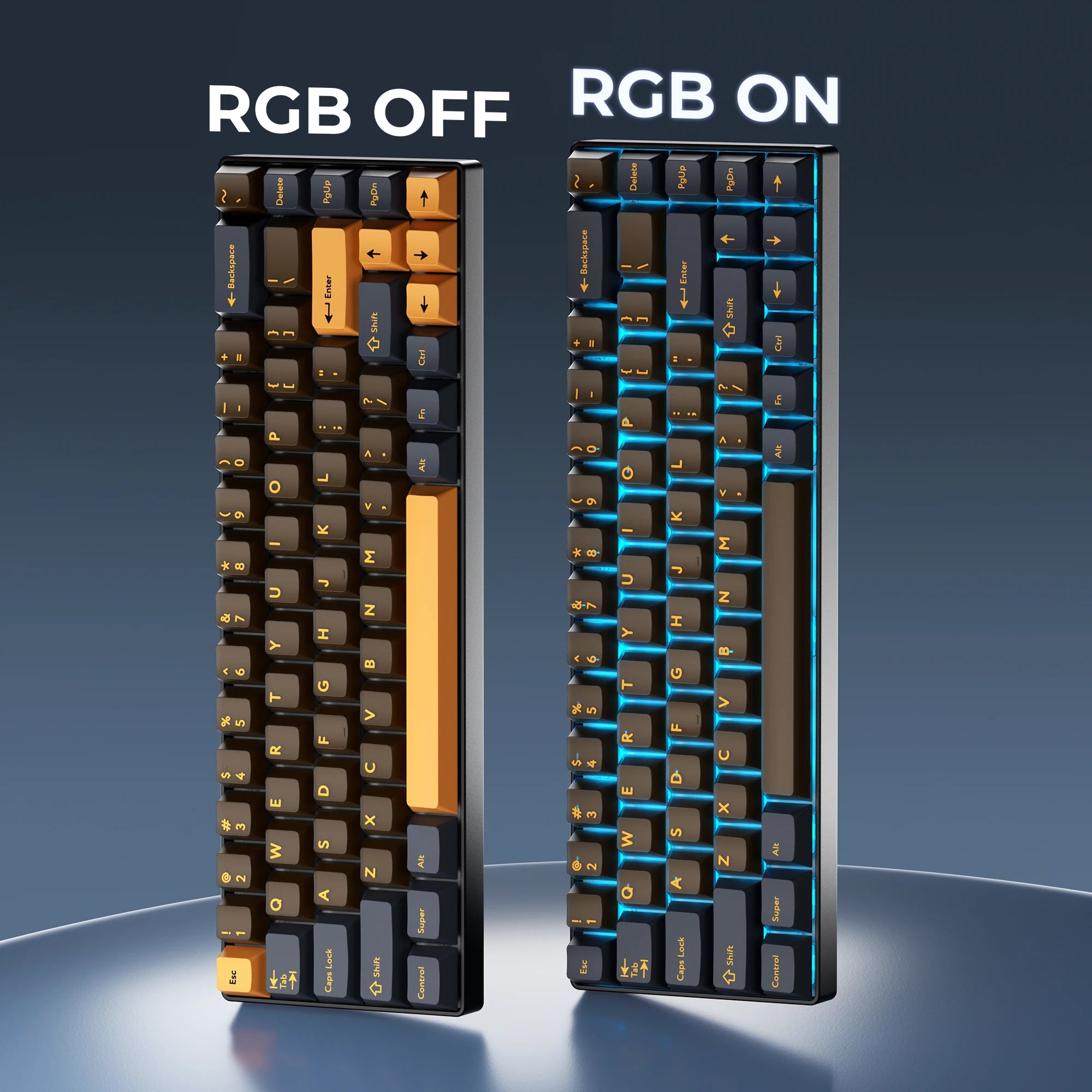 216 keys Brown Translucent Jade keycaps PBT PC Double Shot Cherry Profile Key Cap Set For Alice layout 61/68/75/87/98/104/108