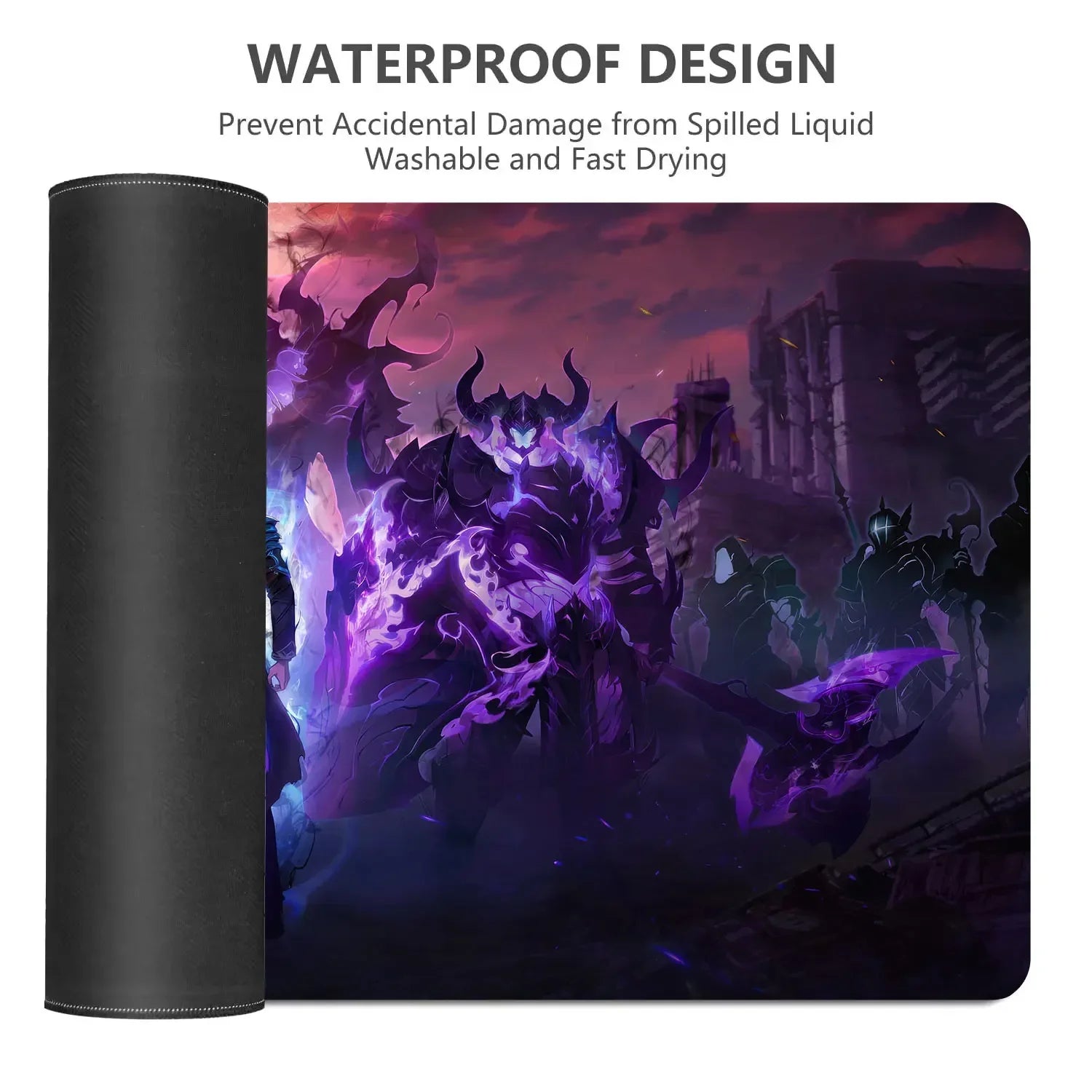 Gaming Mouse Pad Anime Solo Leveling Large Desk Mat XXL Computer Accessories Mousepad 900x400 Stitch Edge Rubber Keyboard Mat