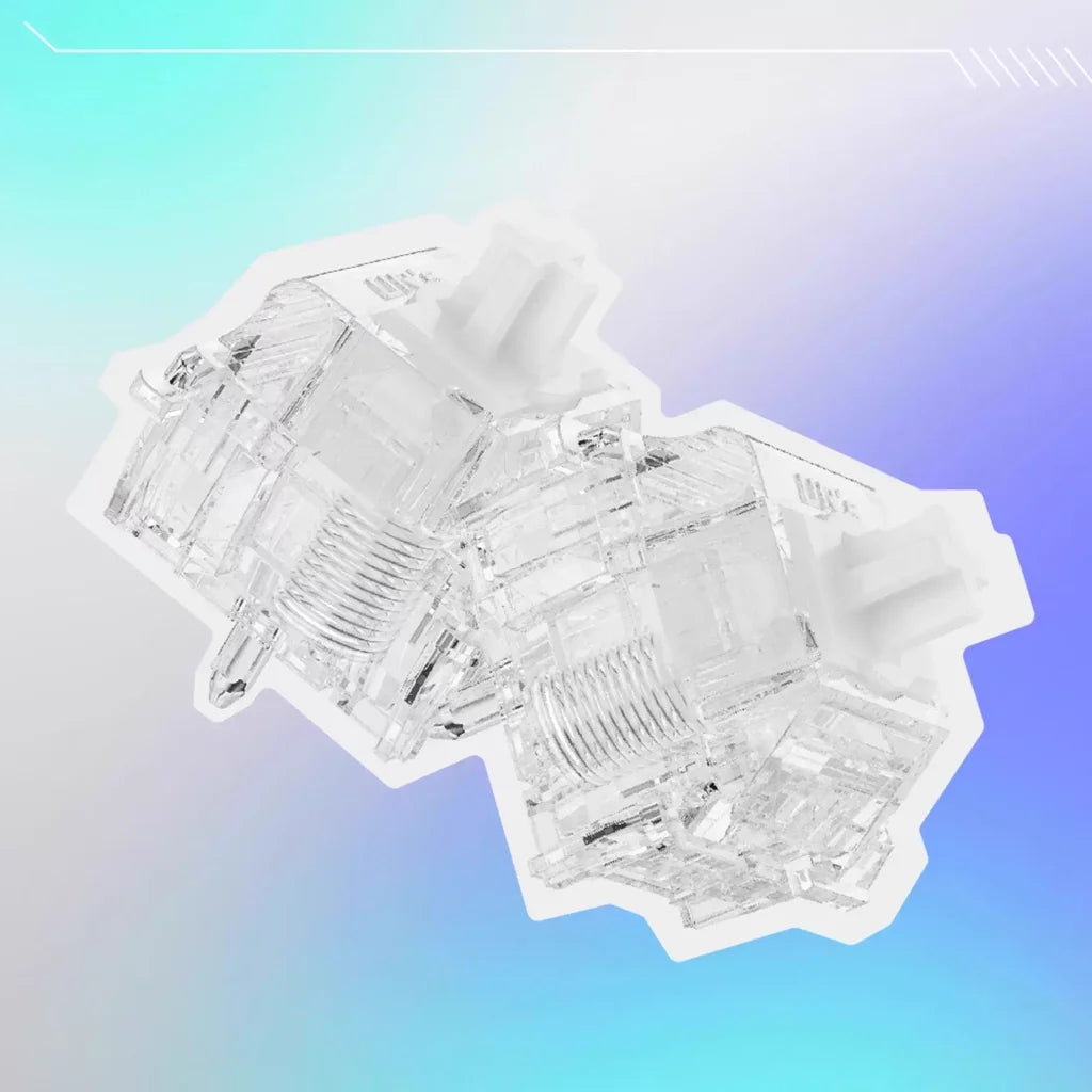 UR Ice Magnetic Ultra Switch Linear for Magnetic mechanical keyboard 22mm spring 35gf 700Gs RGB Transparent Switch Factory Lubed