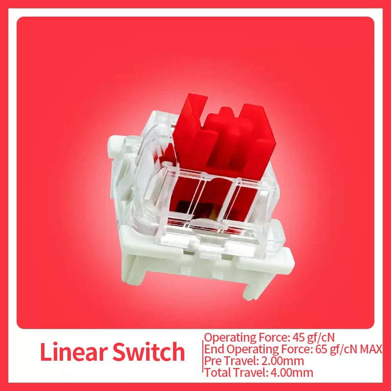 Outemu Switch Dustproof Linear Tactile Clicky Silent 3Pin Switches for Keyboard RGB LED SMD Gaming Compatible With MX Switch