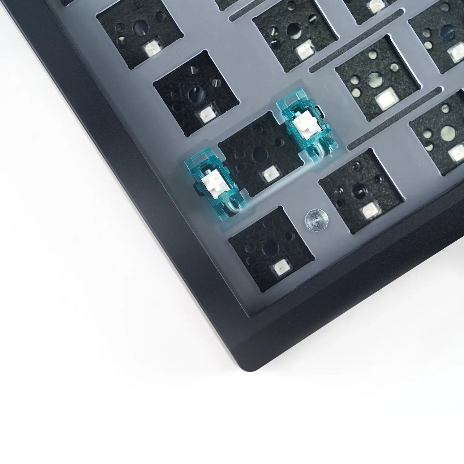 ZUOYA GMK87 TKL Mechanical Keyboard Kit,80% Hot-Swap 3Mode RGB Custom Gasket Mounted TFT LCD Screen Barebones Kit with DIY Knob