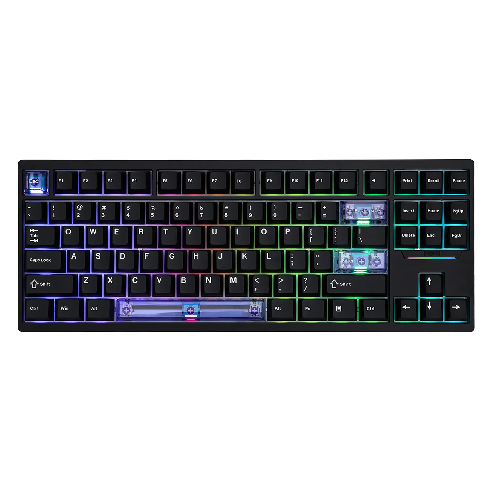 EPOMAKER Magcore 87 TKL ANSI Layout Hot-Swap Gasket-Mounted Wired Aluminum Mechanical Keyboard with Inductive Switch for Mac/WIN