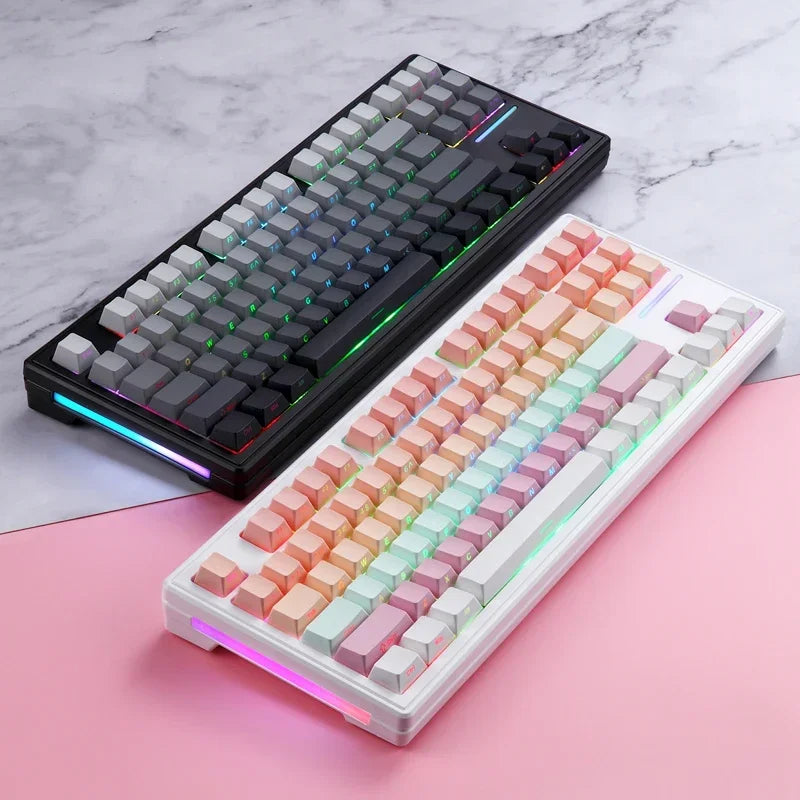 Attack Shark M87 Pro Hot-Swap Mechanical Keyboard Bluetooth,USB ,2.4GHz,TKL RGB Type-C Tri-Mode OLED Mechanical  Gamer Keyboard