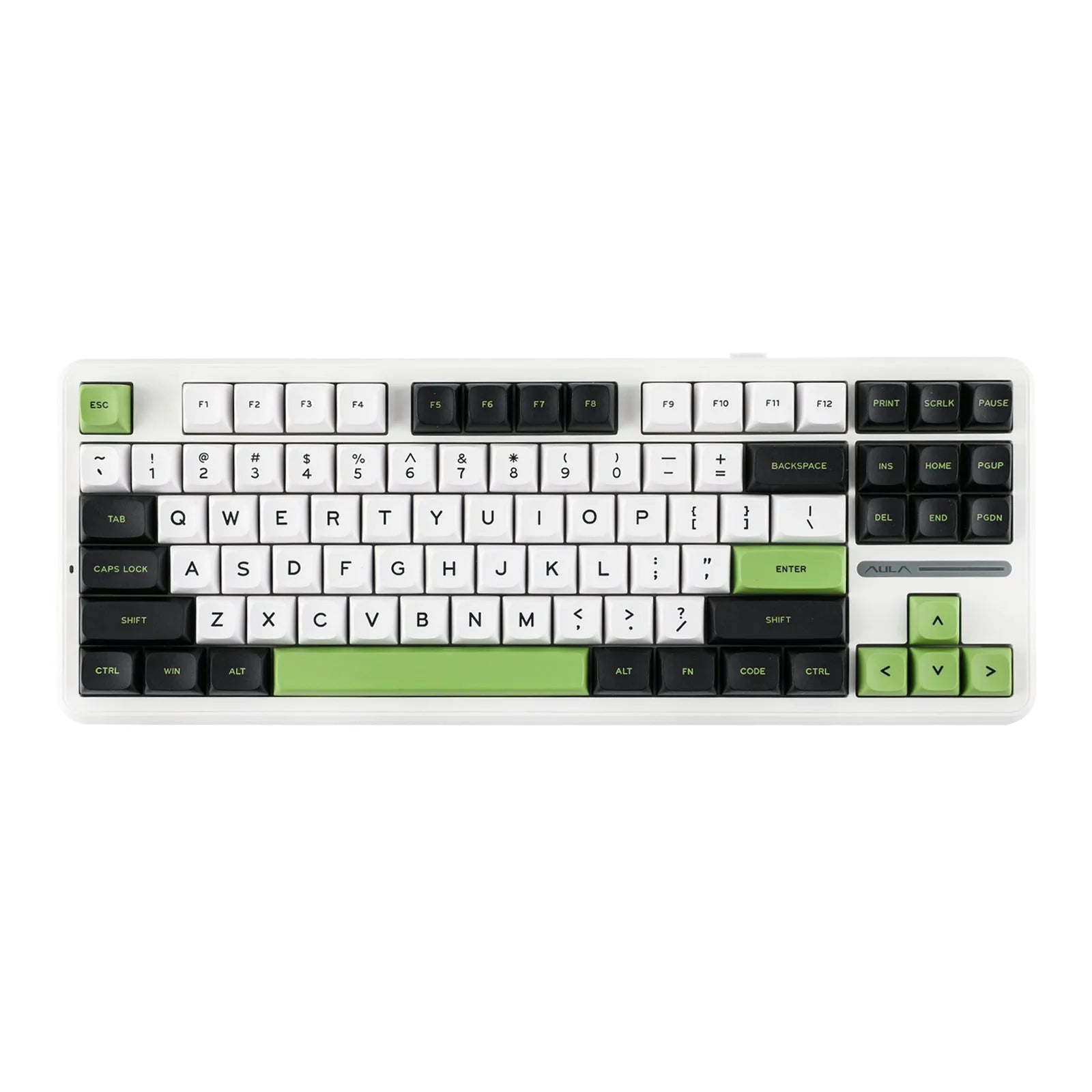 AULA F87 Gasket Gaming Mechanical Keyboard 75% TKL Layout Wireless Hot-Swap RGB Custom Bluetooth Keyboard 2024 New Colors
