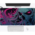Neon Octopus Cthulhu Monster Mouse Pad Desk Mat Non-Slip Durable office mouse mat gaming mats with Stitched Edge HD printing