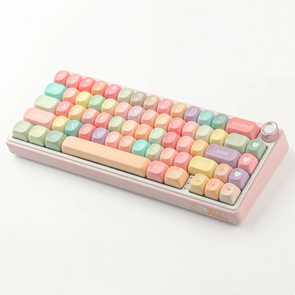 GMK Candy Keycaps Set 126 Keys PBT Material MOA Profile for CHERRY MX Switch 61/64/68/75/84/87/96/98/104 Mechanical Keyboard