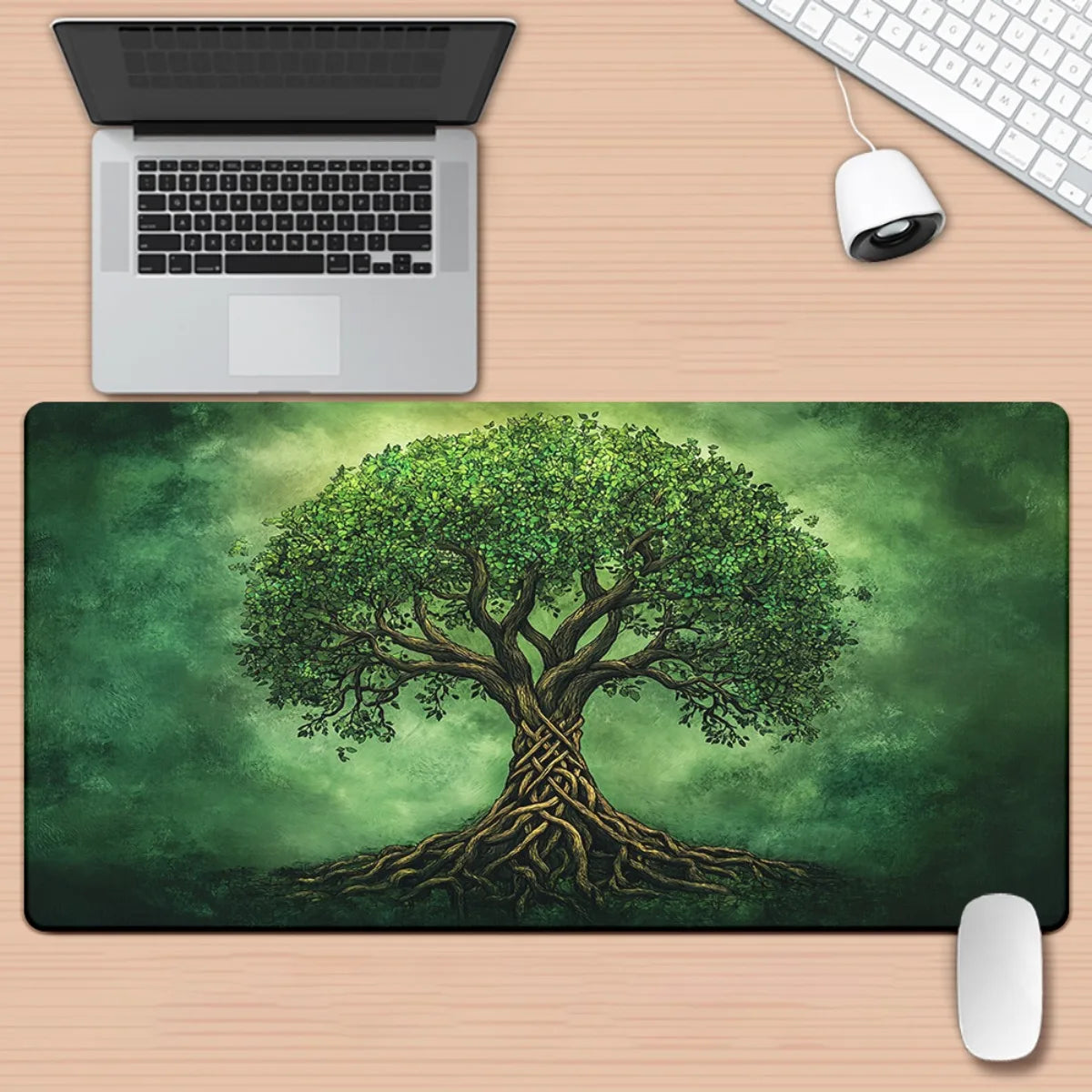 Giant tree of life large Mouse Pad Desk Mat Non-Slip Durable Stitched Edge keyboard mouse mat Gaming mat mauspad משטח לעכבר מחשב