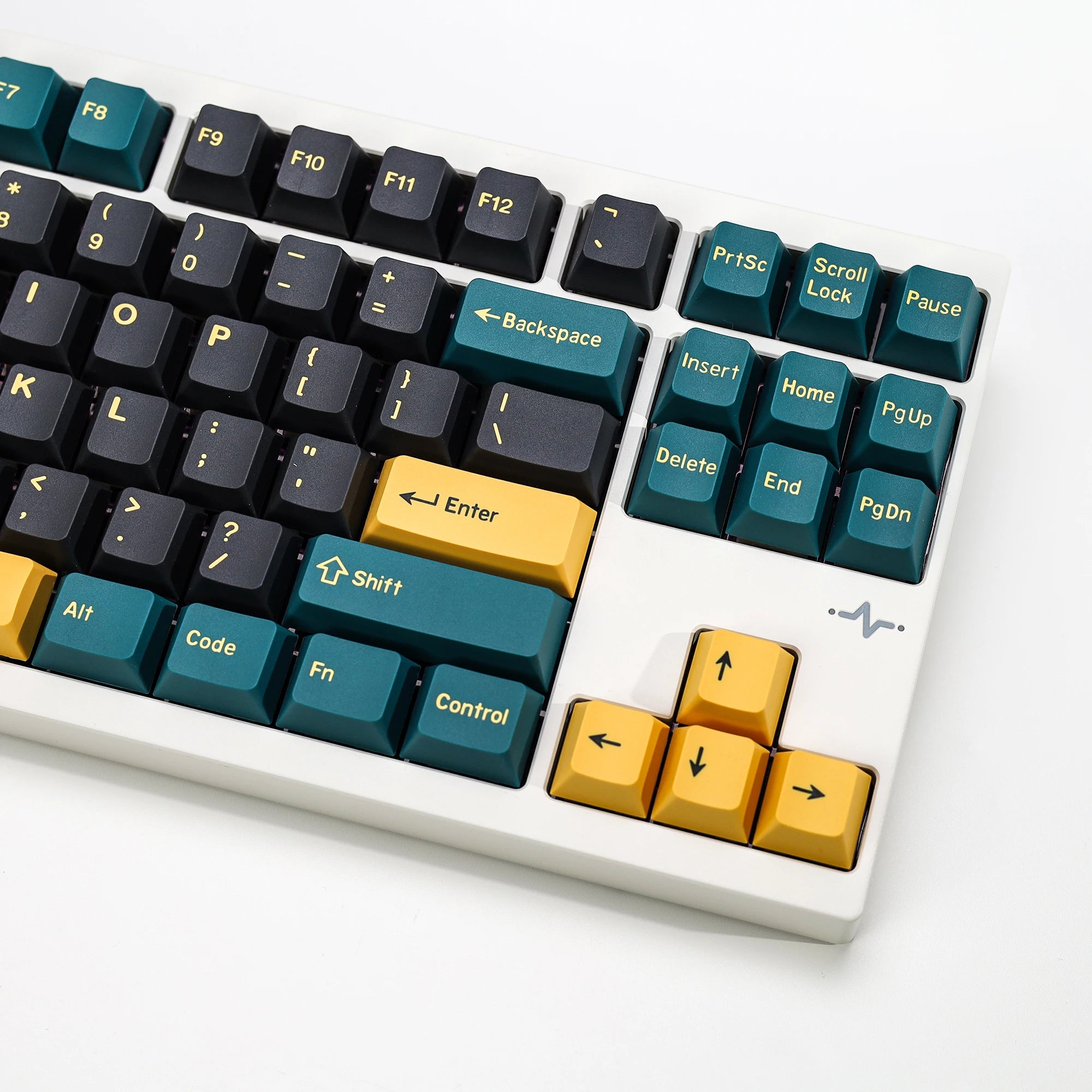 KBDiy 174 Keys/Set PBT GMK Marrs Green Keycap Custom Double Shot Cherry Profile Keycap for Mechanical Keyboard ISO DIY MX Switch