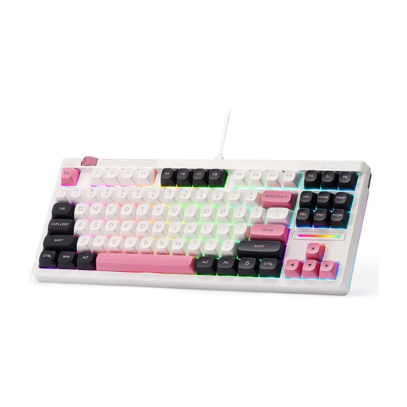 Redragon K729 80% Wired Gasket RGB Gaming 87 Keys TKL Mechanical Hot-Swap South-Facing Socket & 5-Layer Dampener Keyboard