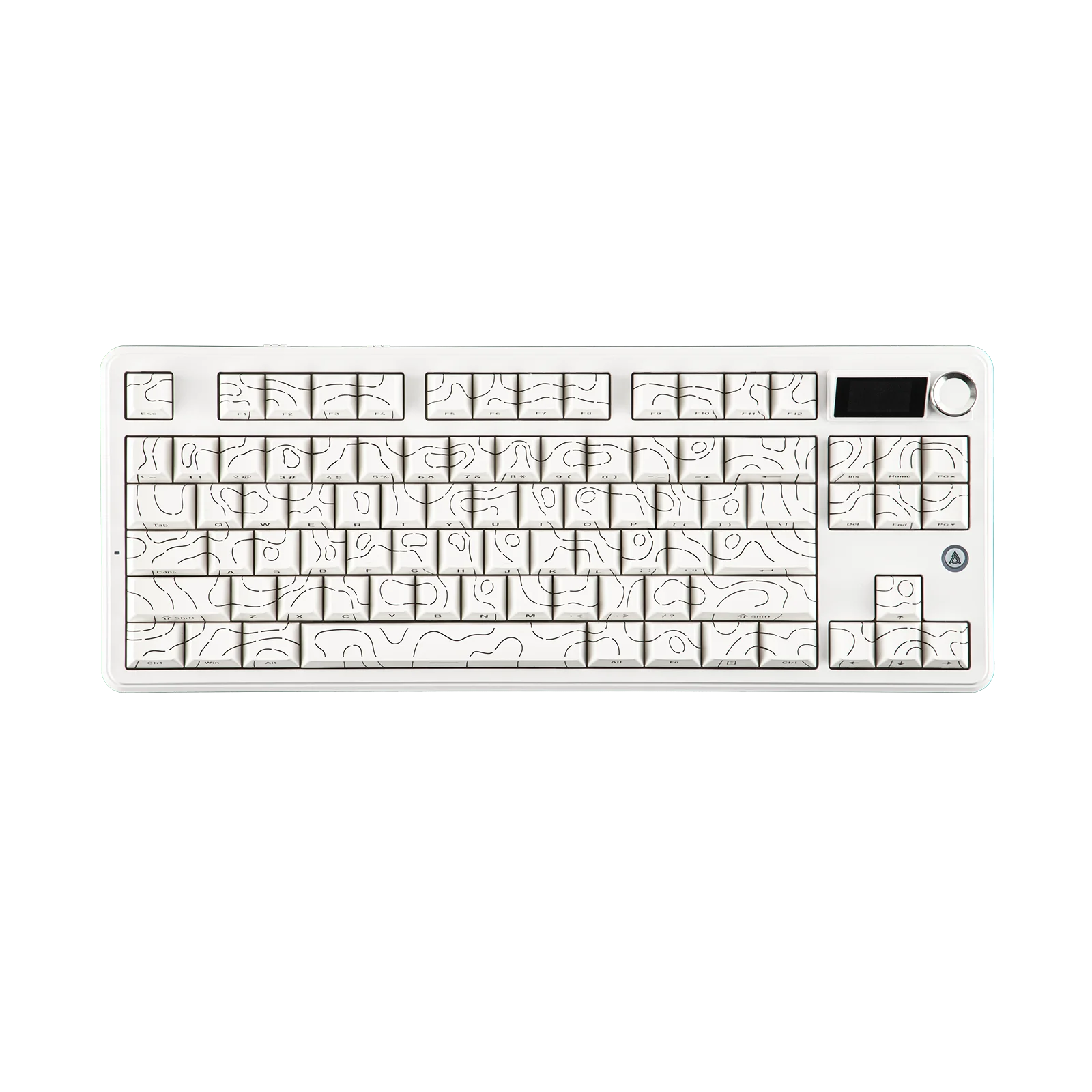 AJAZZ AK870 V2 TKL Gasket Hot-Swap Wired/BT5.0/2.4GHz Wireless Mechanical Keyboard RGB Backlit 10000mAh Battery NKRO for Win/Mac