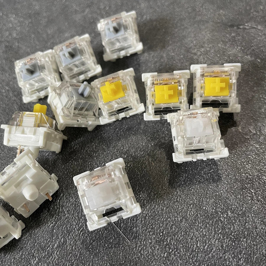 Outemu Switch Dustproof Linear Tactile Clicky Silent 3Pin Switches for Keyboard RGB LED SMD Gaming Compatible With MX Switch