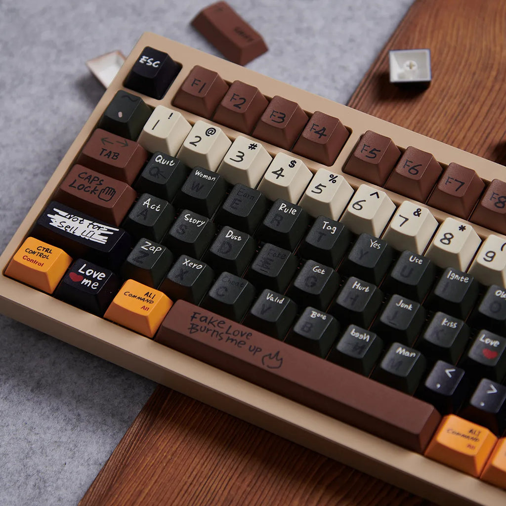 GMK Love Story PBT Keycaps DYE -Sublimation Cherry profile for MX 61 64 87 96 104 108 Mechanical Keyboard Keycap Full Set